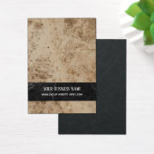 プレミアムブラウン大理石イヤリングディスプレイカード (デスク)