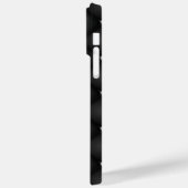 プレミアムブラックスクエアパターン Case-Mate iPhoneケース (裏面 / 左)