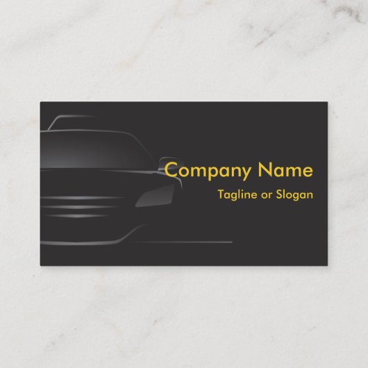 プレミアムブラックタクシー 名刺 (裏面)