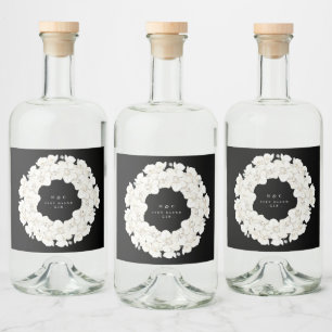 プレミアムブラックパンパスグラストロピカルジン リキュールボトルラベル