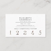 プレミアムブラックパンパスグラスフローラオニックスタキシード ロイヤリティカード (裏面)