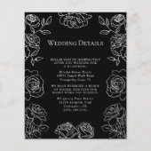 プレミアムブラックフランスのバラ結婚ズ詳細 (正面)