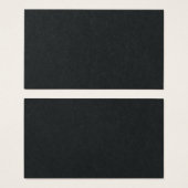 プレミアムブラックプロファイルカード (正面&裏面)