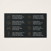 プレミアムブラックボトックス射出指示カード (裏面)