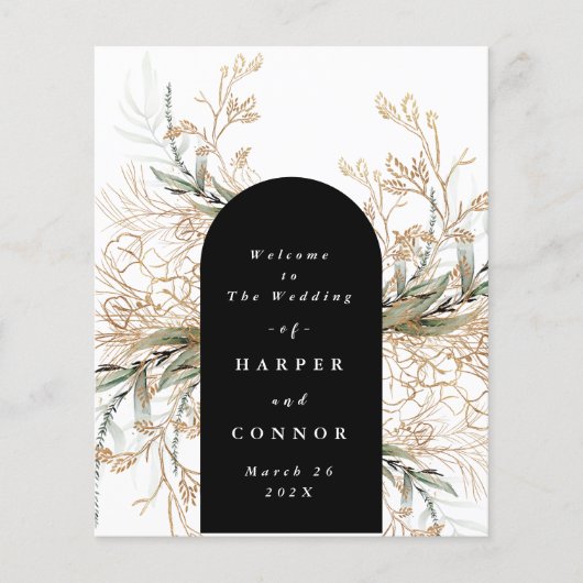 プレミアムブラックモダンオニックス抽象芸術ユーカリ (正面)