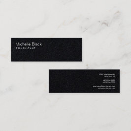プレミアムブラックモダンコンサルタント スキニー名刺