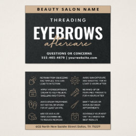 プレミアムブラックラグジュアリーアイブロウィスレッディングアフターケア