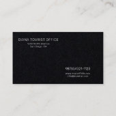 プレミアムブラック紙フォト名刺 名刺 (裏面)