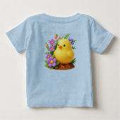 プレミアムベビー用細身ジャージーTシャツ – 快適な日常着 ベビーTシャツ (裏面)