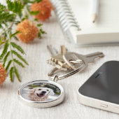 プレミアムペット記念キーチェーン キーホルダー (側面)