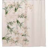 プレミアムボモダンーホユーカリプトゥスライト赤面ピンク シャワーカーテン (正面)