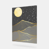 プレミアムマウン絵を描テン アクリルサイン (傾斜)