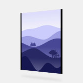 プレミアムマウン絵を描テン アクリルサイン (傾斜)