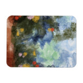プレミアムマグネット 花の小径の水彩画 マグネット (横)