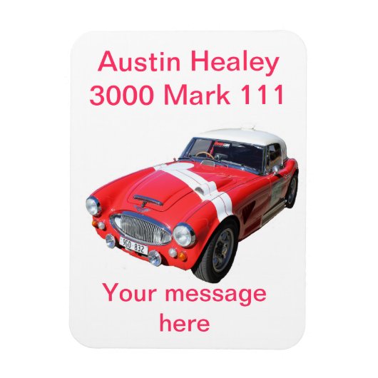 プレミアムマグネット – Austin Healey 3000 Mark 111 マグネット (縦)