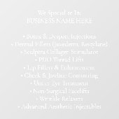 プレミアムメディカルエステサービス ウィンドウサイン (シート)