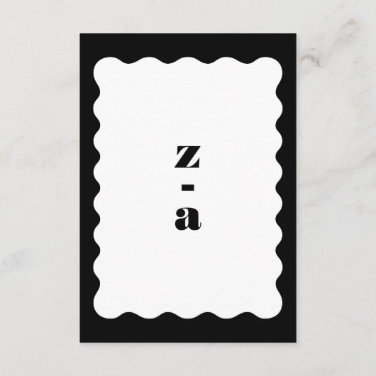 プレミアムモダンはっきりした白黒の追加情報詳細 エンクロージャーカード (裏面)