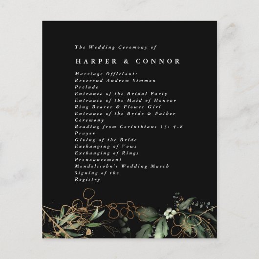 プレミアムモダンオニキスEucalyptus Black結婚's (裏面)