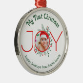 プレミアムラウンドオーナメント – マイ初めてのクリスマス メタルオーナメント (右)
