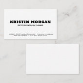 プレミアムラグジュアリービジネスカード、カスタマイズ可能なデザイン 名刺 (正面/裏面)