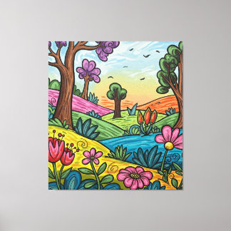 プレミアムラッピングキャンバス オーダーメイド (101.6cm x 112.5cm) キャンバスプリント
