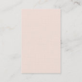 プレミアムリネンエレガントプレーンミニマル 名刺 (裏面)