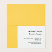 プレミアムリネンプレーンプロフェッショナルミニマル 名刺 (外部フラット)