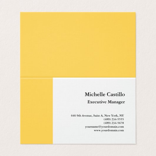 プレミアムリネンプレーンプロフェッショナルミニマル 名刺 (外部フラット)