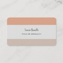 プレミアムリネンプロフェッショナルモダンミニマリストルック 名刺