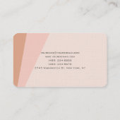 プレミアムリネンプロフェッショナル モダン 名刺 (裏面)