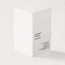 プレミアムリネンモダンプロフェッショナル独占的 名刺