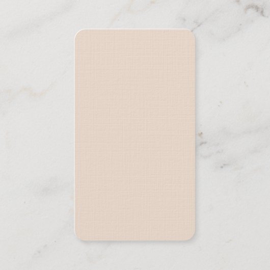 プレミアムリネンモダンプロフェッショナル独占的 名刺 (裏面)