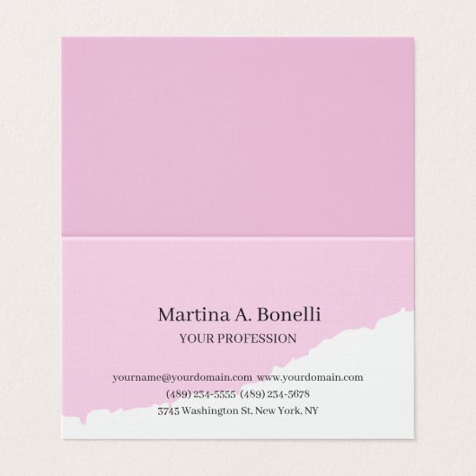 プレミアムリネンユニークプエレガントライシンプルン特別 名刺 (外部フラット)