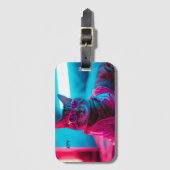 プレミアムレザーラゲージタグ ラゲッジタグ (正面縦)