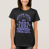 プレミアムヴィンテージ2002年限定版オリジナル以降 Tシャツ (正面)