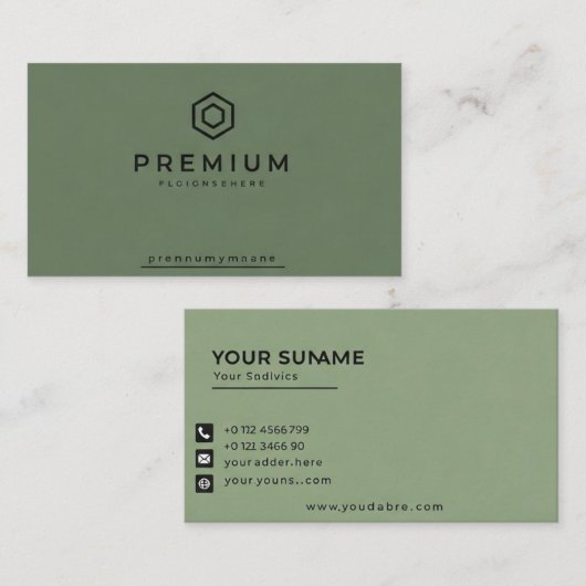 プレミアム名刺 名刺 (正面/裏面)