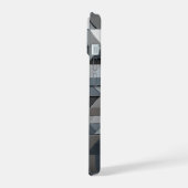 プレミアム抽象芸術 iPhone 15ケース (左側面)