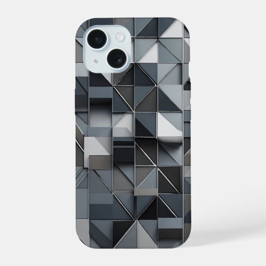 プレミアム抽象芸術 iPhone 15ケース (裏面)