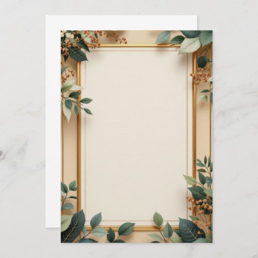 プレミアム招待状カードデザイン 招待状 (正面/裏面)