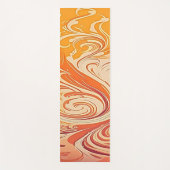 プレミアム熱ヨガマット非タスリップまたは滑ることオル ヨガマット (正面)