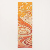 プレミアム熱ヨガマット非タスリップまたは滑ることオル ヨガマット (裏面)