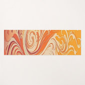 プレミアム熱ヨガマット非タスリップまたは滑ることオル ヨガマット (正面(横))