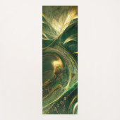 プレミアム熱ヨガマット非タスリップまたは滑ることオル ヨガマット (正面)