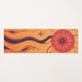 プレミアム熱ヨガマット非タスリップまたは滑ることオル ヨガマット (正面(横))