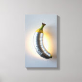 プレミアム独占的ダクトテープバナナ キャンバスプリント (正面)