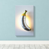 プレミアム独占的ダクトテープバナナ キャンバスプリント (インサイチュ (ウッドフロア))