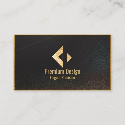 プレミアム王室の金ゴールドプロフェッショナル名刺 名刺 (正面)