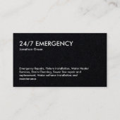 プレミアム給排水衛生設備 名刺 (裏面)