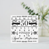 プレミアム50誕生日 カード (スタンド正面)