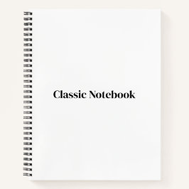 プレミアム8.5"x11"スパイラルノートブックをオリジナルで作成 ノートブック